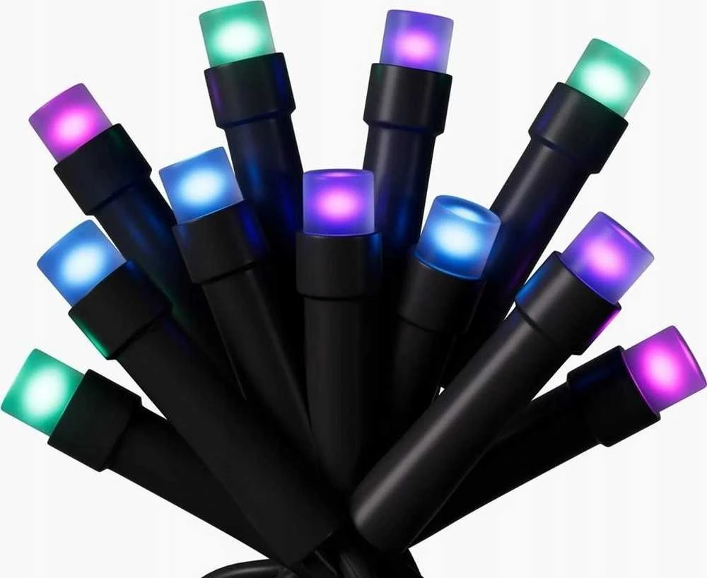 „Nanoleaf|1D Outdoor Holiday String Lights Starter Kit“ 250LED 20m|18 W|RGBW|Wi-Fi, svarbu