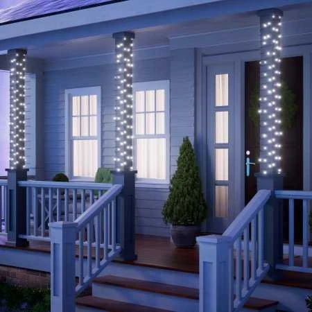 „Nanoleaf|1D Outdoor Holiday String Lights Starter Kit“ 250LED 20m|18 W|RGBW|Wi-Fi, svarbu