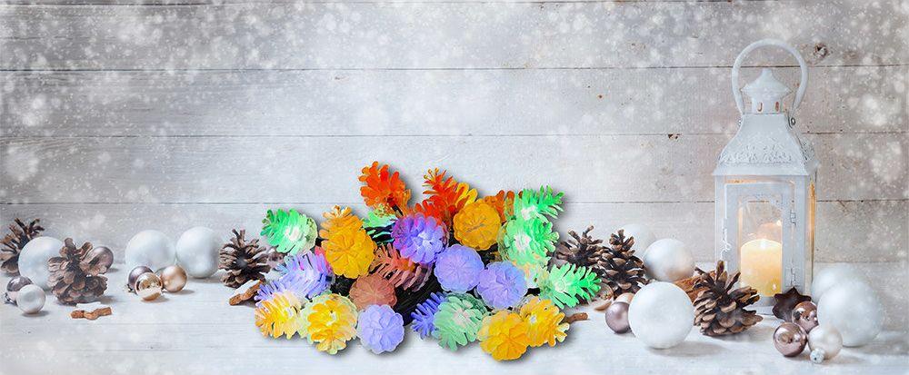 Lempučių girlianda Retlux 40 LED, įvairiaspalvės