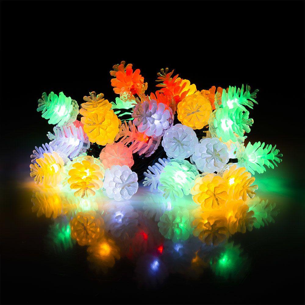Lempučių girlianda Retlux 40 LED, įvairiaspalvės
