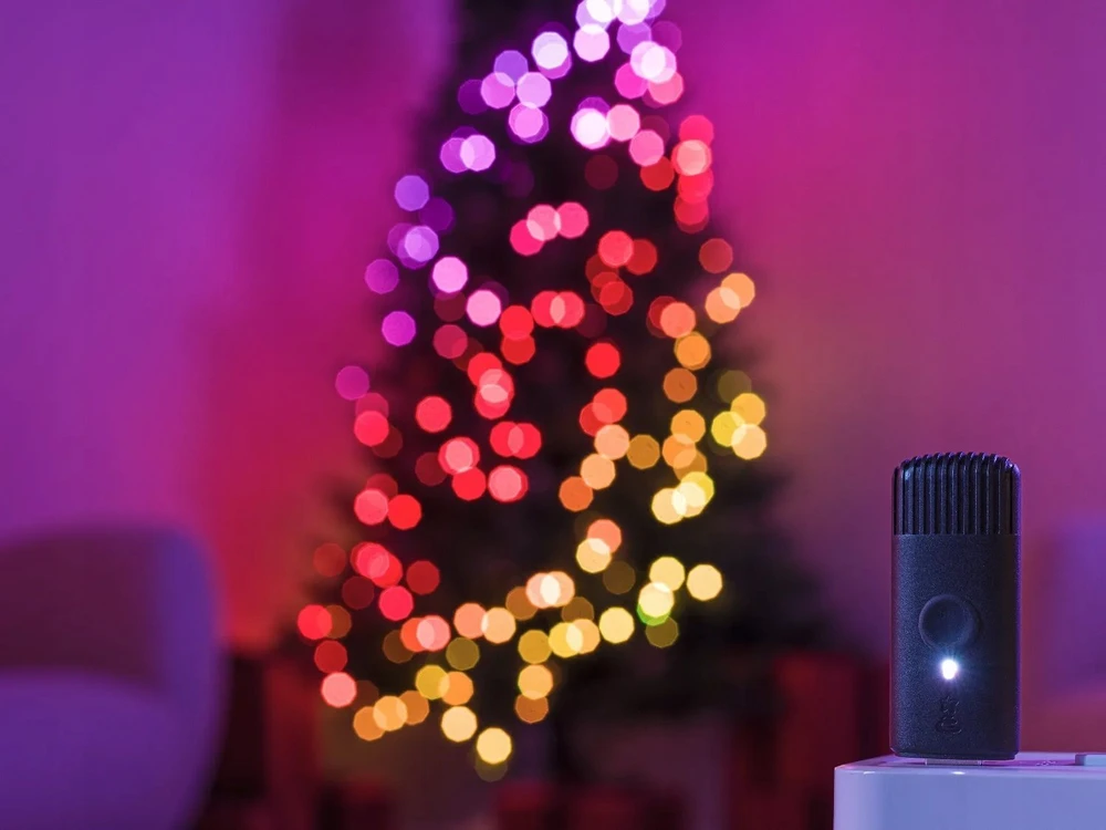 Twinkly Strings Smart LED 750 RGB, 60m, Juodas laidas|Daugiaspalvis