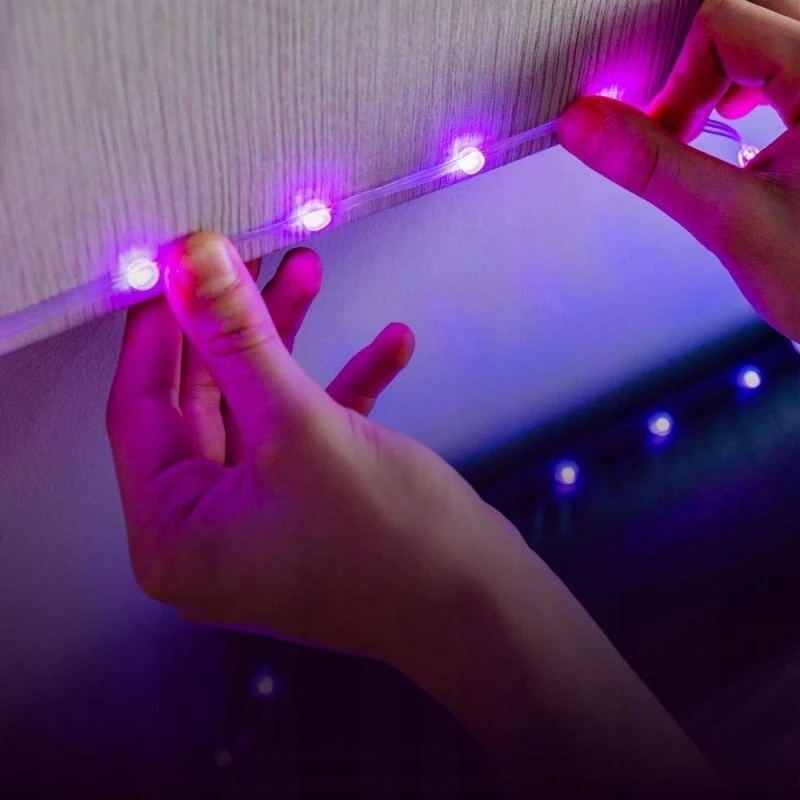 Lubinis šviestuvas „Twinkly | Dots“ išmaniosios LED lemputės 200 RGB (daugiaspalvės), 10 m, skaidrios | RGB – daugiau nei 16 mln. spalvų