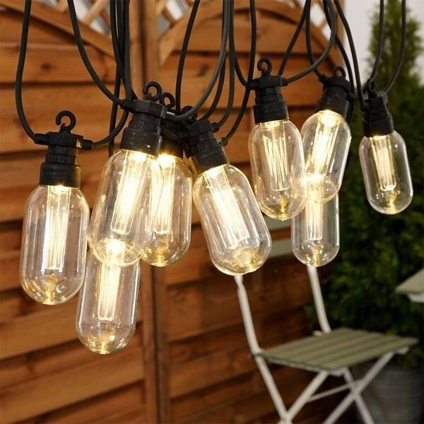 ProGarden Lauko lempučių girlianda LED 9,5 m 10 vnt.