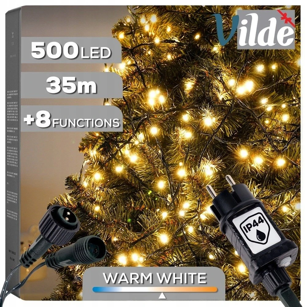 Kalėdinė girlianda Vilde 500 LED, 33,5 m