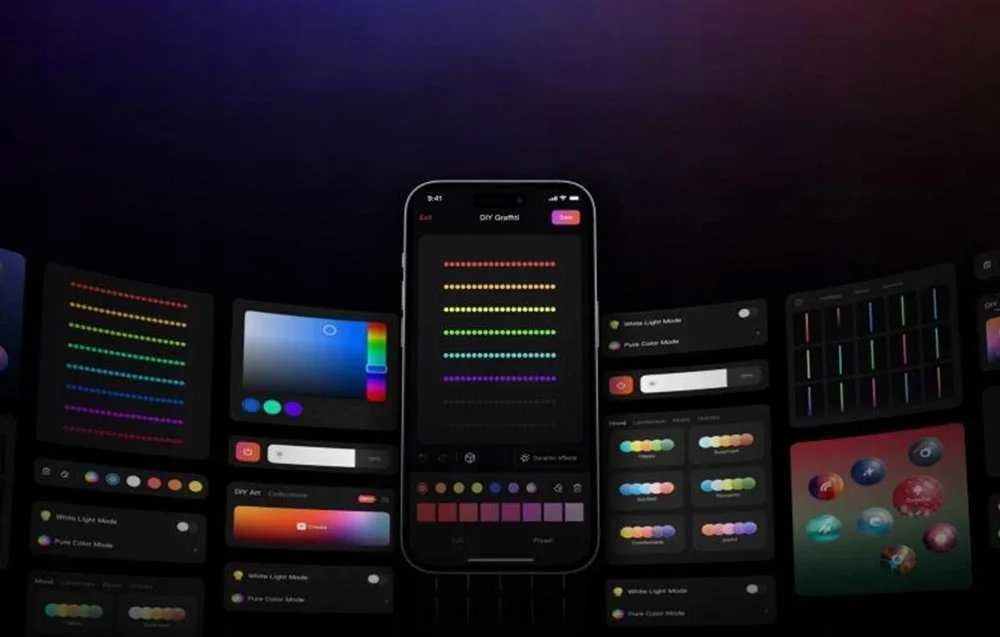 Yeelight itin plonas judesio jutiklio spintos šviestuvas A50