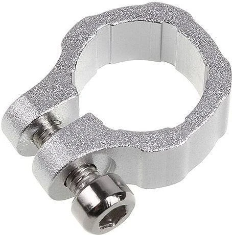 Lamptron 10 mm hose clamp – sidabrinis