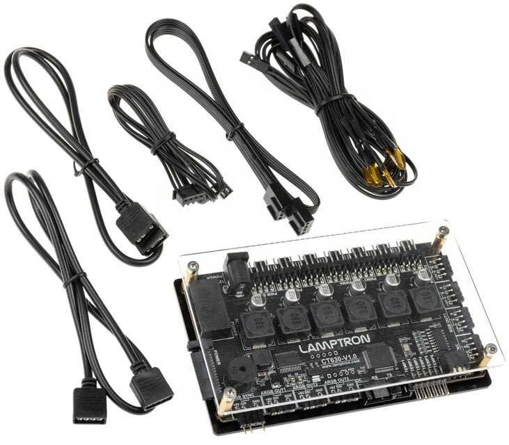 Lamptron CT630 Auto-Controller, PWM, ARGB – juodos spalvos