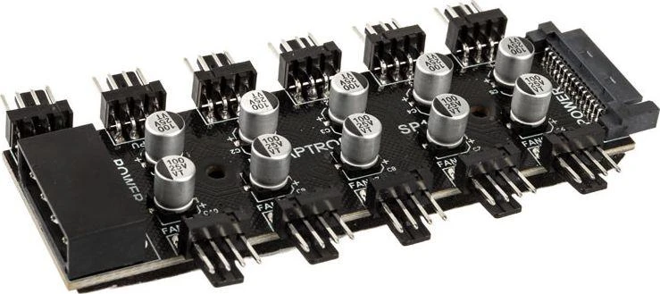 „Lamptron SP105 10x PWM“ ventiliatoriaus mazgas