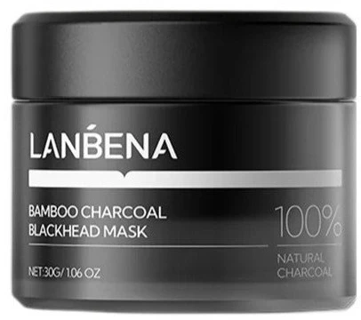 Lanbena Nulupama nosies kaukė „Bamboo Charcoal 2.0“ su aktyvuota bambuko anglimi, 30 g