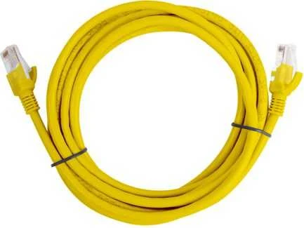 LANBERG PCU6-10CC-0500-Y Patchcord RJ45 kat. 6 UTP 5m geltona