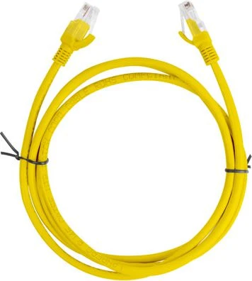 LANBERG PCU6-10CC-0100-Y Patchcord RJ45 kat. 6 UTP 1m geltona
