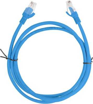 LANBERG PCU6-10CC-0200-B Patchcord RJ45 kat. 6 UTP 2m mėlyna