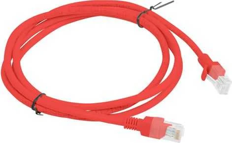 LANBERG PCU6-10CC-0200-R Patchcord RJ45 kat. 6 UTP 2m raudona