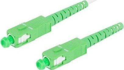 LANBERG šviesolaidinis patchcord SM SC/APC-SC/APC simplex 30m LSZH g657a2 3.0mm baltas