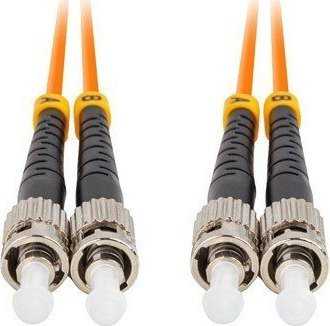 FIBER OPTIC PATCHCORD MM ST/UPC-ST/UPC DUPLEX 3.0MM OM2 50/125 LSZH 5M ORANŽINĖ LANBERG