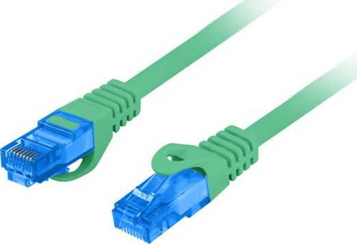 LANBERG patchcord cat.6A FTP LSZH CCA 5m žalias