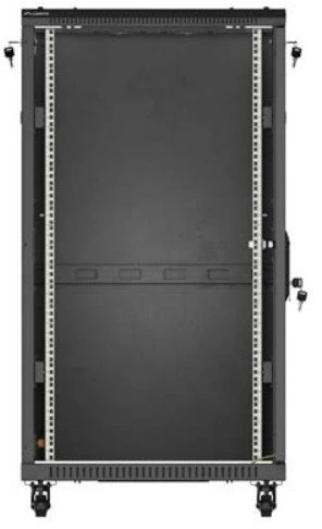 Ant grindų pastatoma stelažo tipo serverio spintelė - 19 colių 22U 600x1000mm - juoda - perforuotos durys.- Lanberg FF01-6022-23B