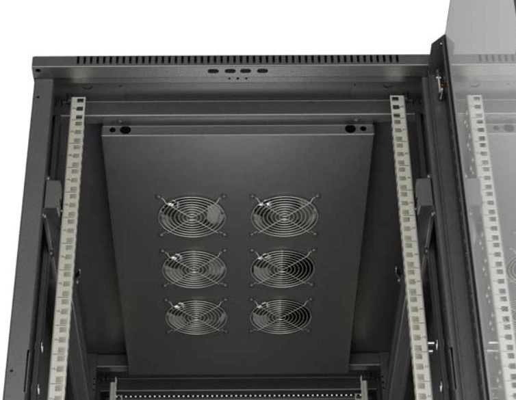 Ant grindų pastatoma stelažo tipo serverio spintelė - 19 colių 22U 600x1000mm - juoda - perforuotos durys.- Lanberg FF01-6022-23B