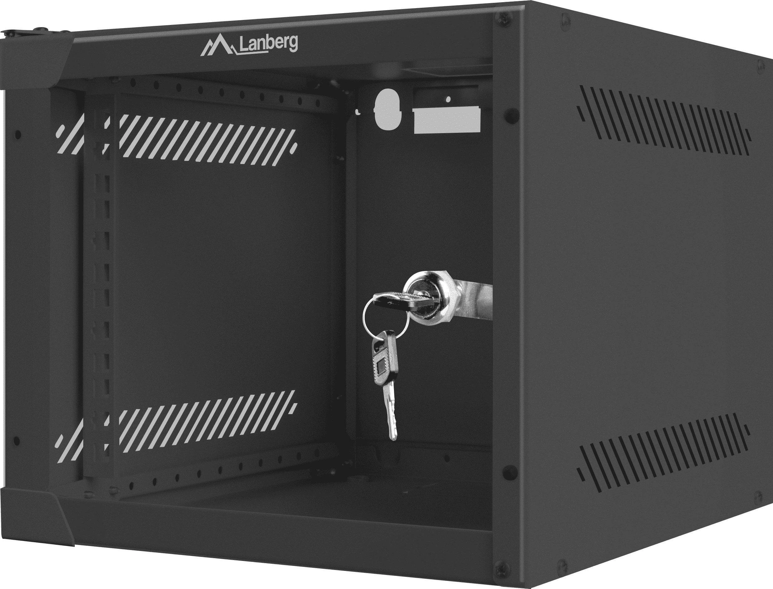 LANBERG WF10-2304-10B Montavimo spinta Rack Kabykla 10 colių 4U 280X310 Juodas