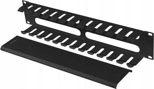 Lanberg Cable Organizer 19"2U su A tipo dangteliu