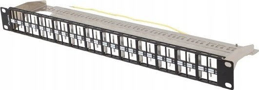 Lanberg Patch Panel tuščias 48 prievadas 1U 19" FTP Keystone juoda moduliams