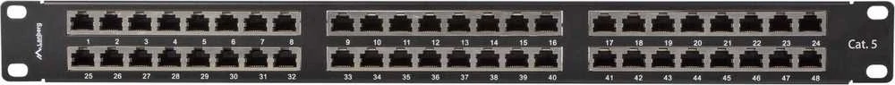 Lanberg Patch Panel 48 prievadai 1U 19" pločio.5E FTP ekrano skaitytuvas