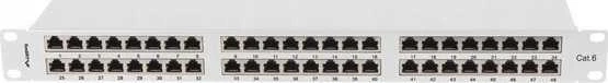 Lanberg Patch Panel 48 port 1U 19" kat.6 FTP ekranowany pilka