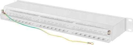 Lanberg Patch Panel 48 port 1U 19" kat.6 FTP ekranowany pilka
