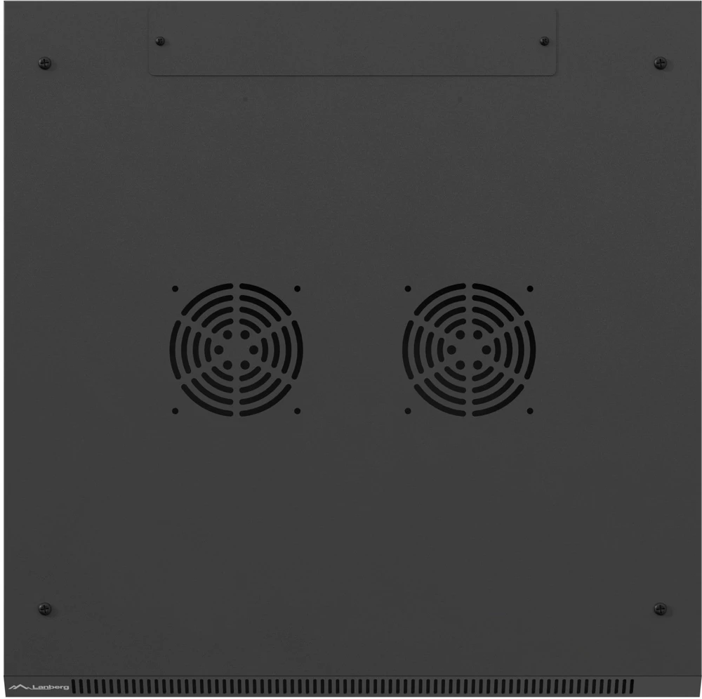 Lanberg Montavimo spintelė pakabinama rack 19'' 15U 600X600 juoda metalinėmis durimis (Flat Pack) (WF01-6615-00B)