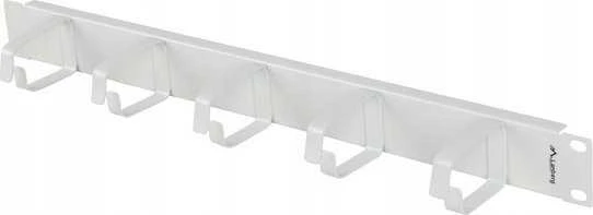 Lanberg Cable Organizer 19" 1U su 5 metalinėmis B tipo rankenomis