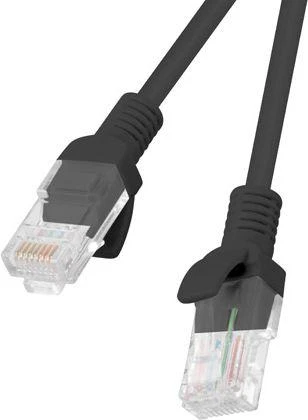 LANBERG PCU6-10CC-1000-BK Patchcord RJ45 kat. 6 UTP 10m kabeliai