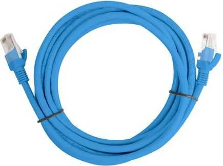 LANBERG PCU6-10CC-0500-B Patchcord RJ45 kat. 6 UTP 5m mėlyna