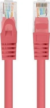 LANBERG Patchcord Cat.6 UTP 7.5m red