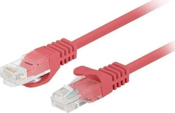 Lanberg 10-Pack Patchcord kat.5e UTP 1m raudona Fluke Passed