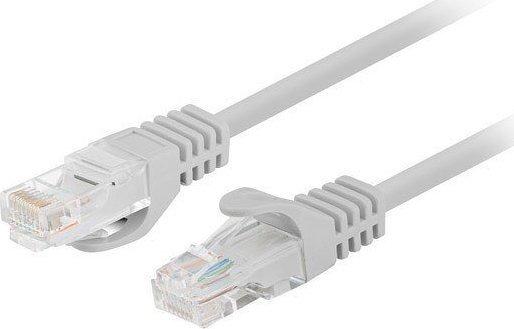 LANBERG Patchcord Cat.5e UTP 7.5m pilkas