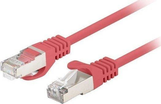 Lanberg 10-Pack Patchcord kat.6 FTP 0.5m raudona Fluke patvirtinta