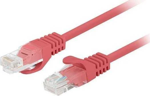 PATCHCORD KAT.6 UTP 0.5M Raudonas FLUKE PASSED LANBERG 10-PACK