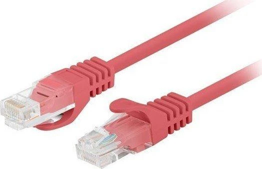 Lanberg 10-Pack Patchcord kat.6 UTP 3m raudonas Fluke patvirtintas