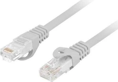 LANBERG Patchcord kat.6 UTP LSZH CU 0.25m pilkas Fluke pravaziavo