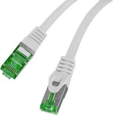 LANBERG Patchcord kat.7 S/FTP LSZH CU 0.25m pilkas Fluke praėjo