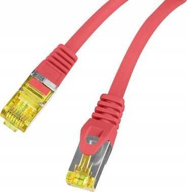 PATCHCORD KAT.6A S/FTP LSZH CU 3M Raudonas FLUKE PASSED LANBERG