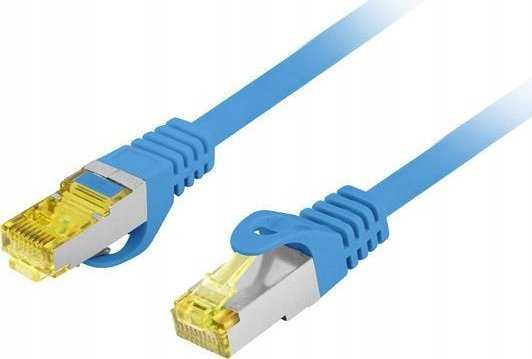 PATCHCORD KAT.6A S/FTP LSZH CU 5M Mėlynas FLUKE PASSED LANBERG