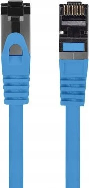 PATCHCORD KAT.8.1 S/FTP LSZH CU 0,5M Mėlynas FLUKE PASSED LANBERG