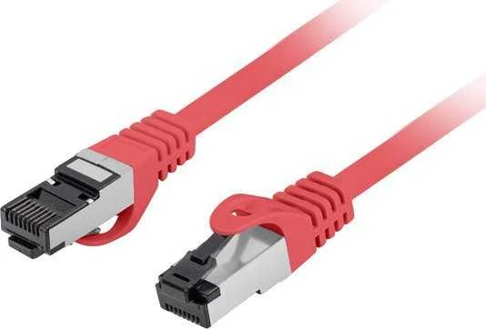 PATCHCORD KAT.8.1 S/FTP LSZH CU 1.5M Raudonas FLUKE PASSED LANBERG