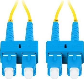 LANBERG šviesolaidinis patchcord SM SC/UPC-SC/UPC dvipusis 5m LSZH g657a1 3.0mm geltonas