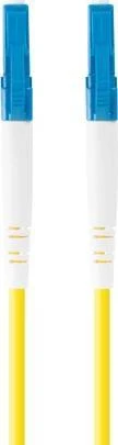 LANBERG šviesolaidinis laidas SM LC/UPC-LC/UPC simplex 1m LSZH g657a1 3.0mm geltonas