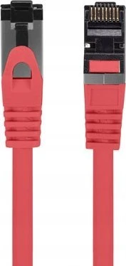 PATCHCORD KAT.8.1 S/FTP LSZH CU 1M Raudonas FLUKE PASSED LANBERG