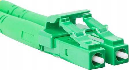FIBER OPTIC PATCHCORD SM SC/APC-LC/APC DUPLEX 3.0MM LSZH G657A1 1M Geltonas LANBERG