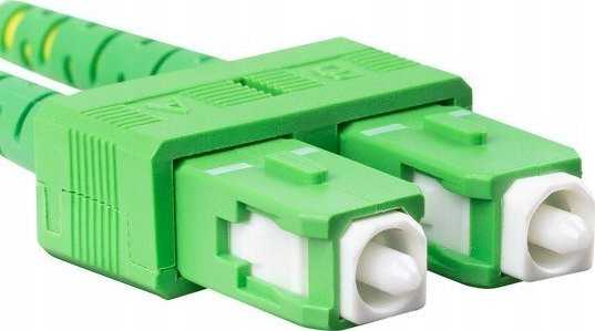 FIBER OPTIC PATCHCORD SM LC/UPC-SC/APC DUPLEX 3.0MM LSZH G657A1 0.5M GELTONAS LANBERG