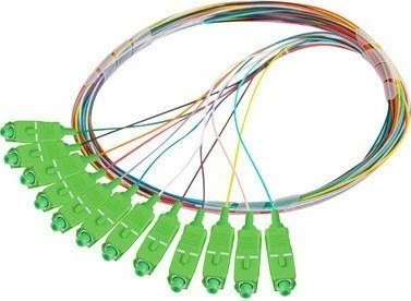 Lanberg Pigtail SM SC/APC Easy Strip 9/125 G657A1 12X2M daugiaspalvis